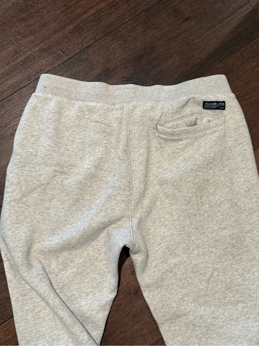 Abercrombie & Fitch Men's Gray Knit Jogger Sweatpants - Casual Comfort